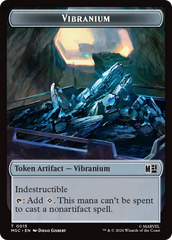The Monarch (016) // Vibranium (015) Double-Sided Token [Marvel Super Heroes Commander Tokens] | Magic Magpie