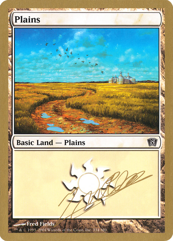 Plains (jn334) (Julien Nuijten) [World Championship Decks 2004] | Magic Magpie