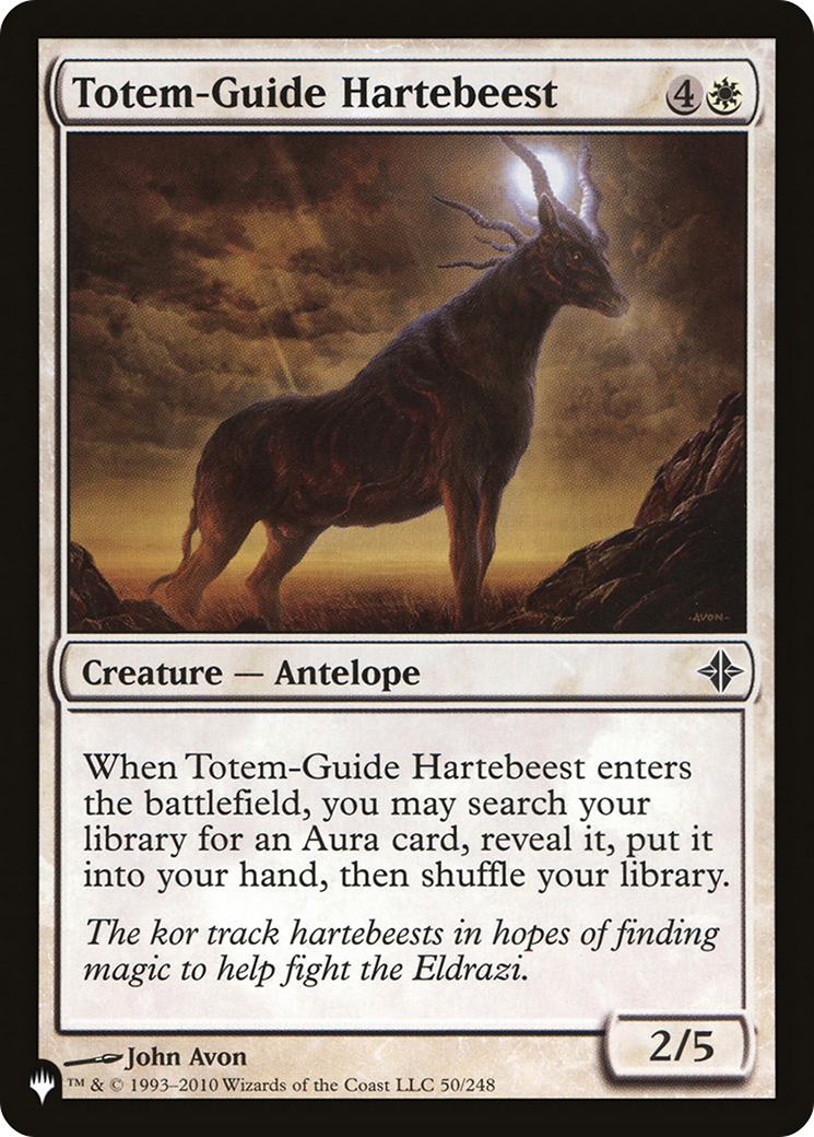 Totem-Guide Hartebeest [The List Reprints] | Magic Magpie