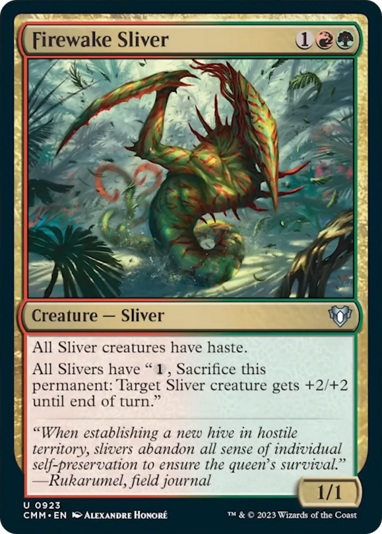 Firewake Sliver [Commander Masters] | Magic Magpie