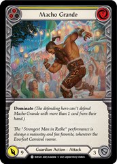 Macho Grande (Yellow) [EVR028] (Everfest)  1st Edition Rainbow Foil | Magic Magpie