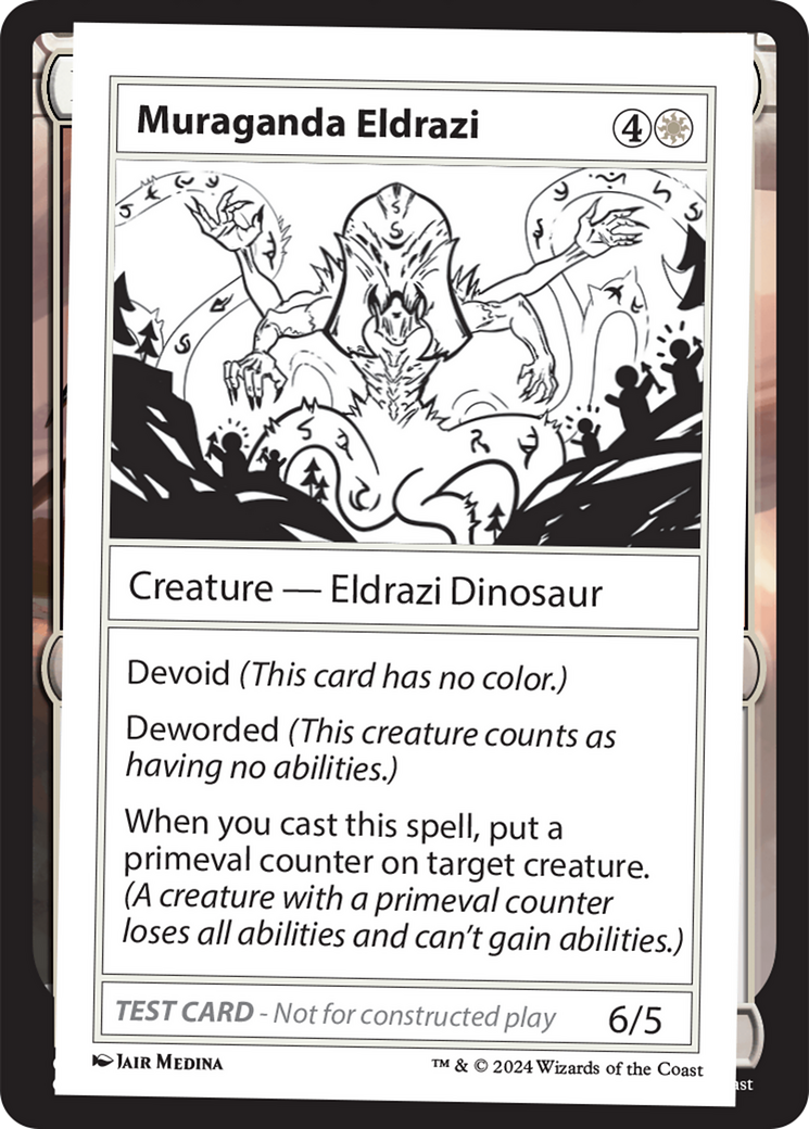 Muraganda Eldrazi [Mystery Booster 2 Playtest Cards] | Magic Magpie