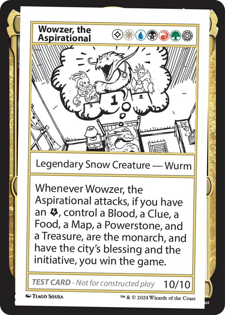 Wowzer, the Aspirational [Mystery Booster 2 Playtest Cards] | Magic Magpie