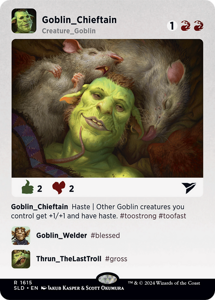 Goblin Chieftain [Secret Lair Drop Series] | Magic Magpie