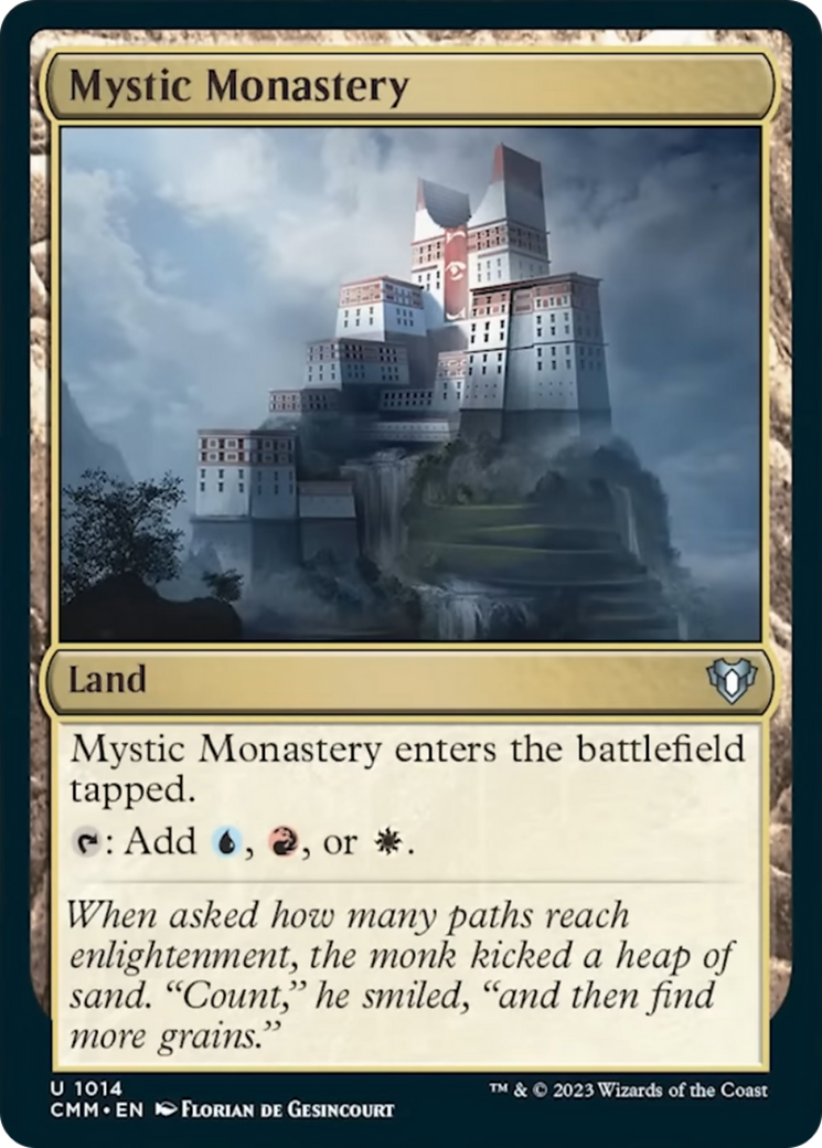 Mystic Monastery [Commander Masters] | Magic Magpie