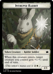 Bat // Intrepid Rabbit Double-Sided Token [Bloomburrow Tokens] | Magic Magpie