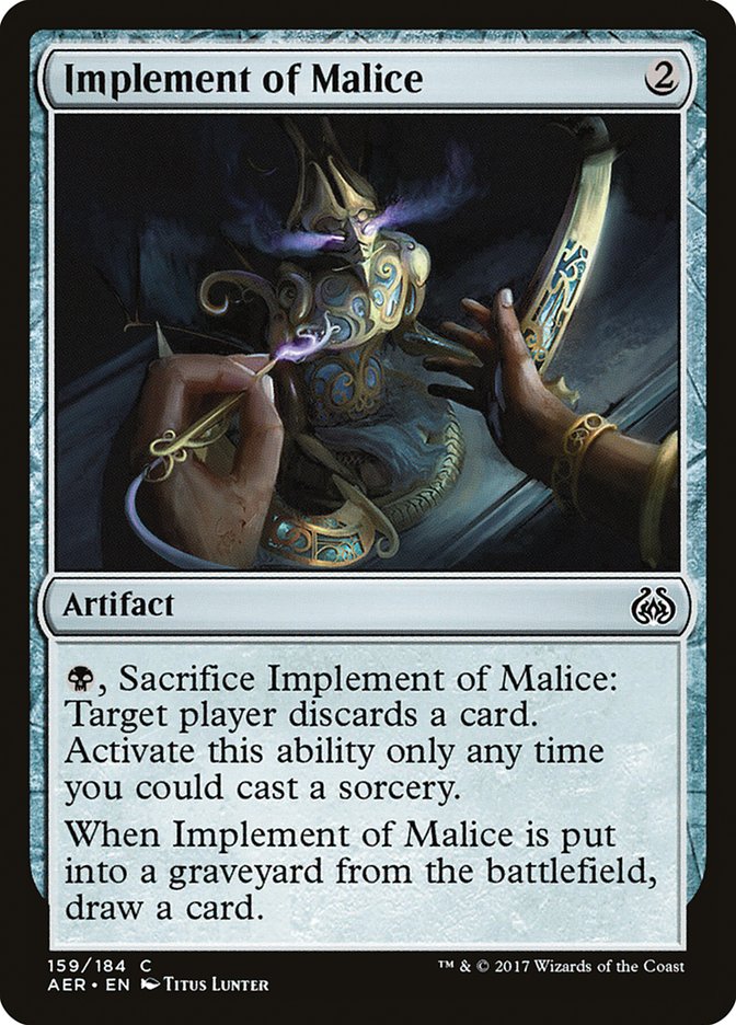 Implement of Malice [Aether Revolt] | Magic Magpie