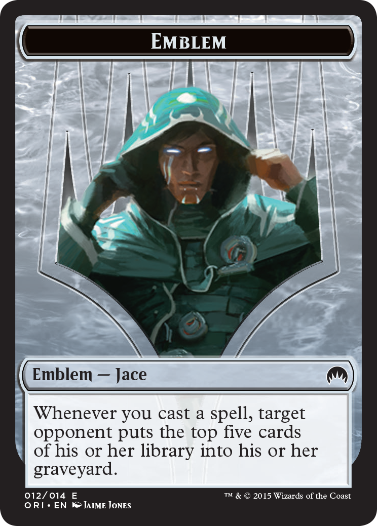 Pest // Jace, Telepath Unbound Emblem Double-Sided Token [Secret Lair: From Cute to Brute Tokens] | Magic Magpie