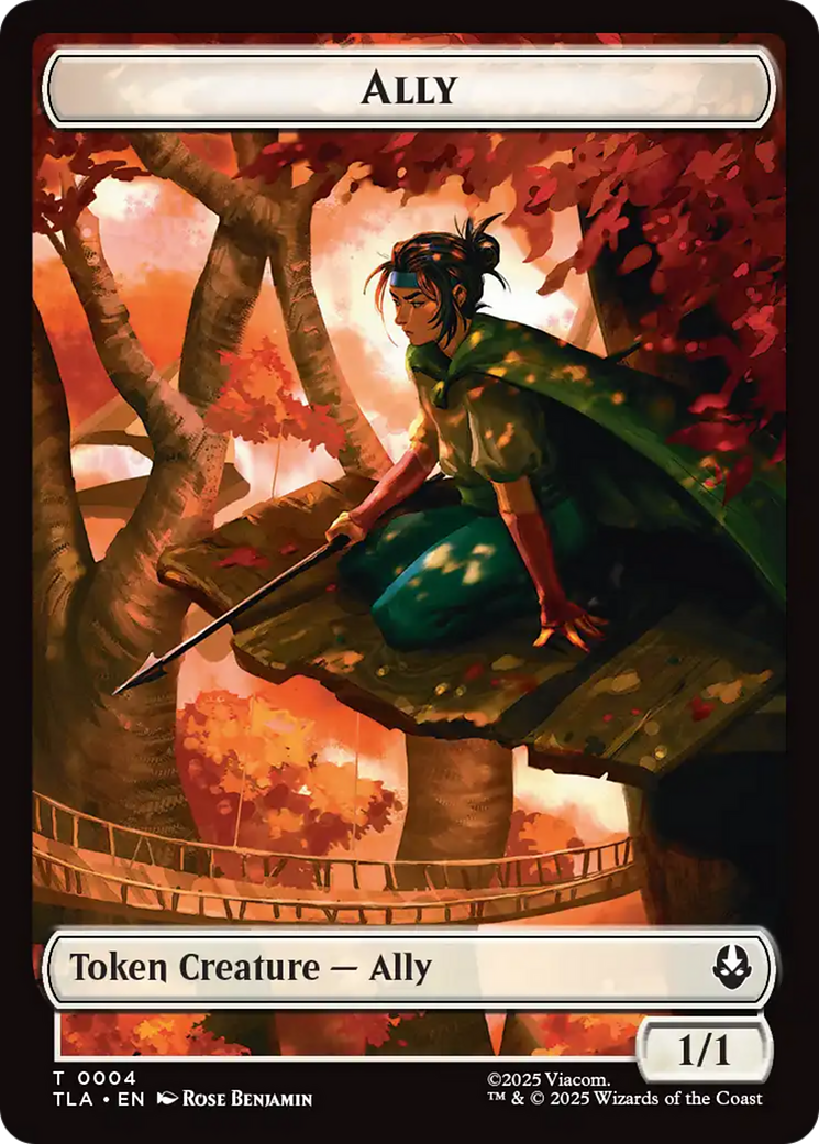 Ally (0004) // Spirit Double-Sided Token [Avatar: The Last Airbender Tokens] | Magic Magpie