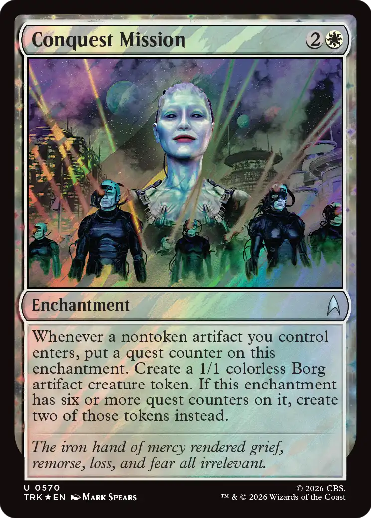 Conquest Mission (Surge Foil) [Star Trek] | Magic Magpie