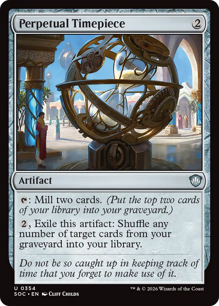 Perpetual Timepiece [Secrets of Strixhaven Commander] | Magic Magpie