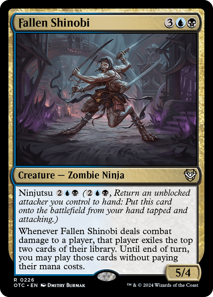 Fallen Shinobi [Outlaws of Thunder Junction Commander] | Magic Magpie