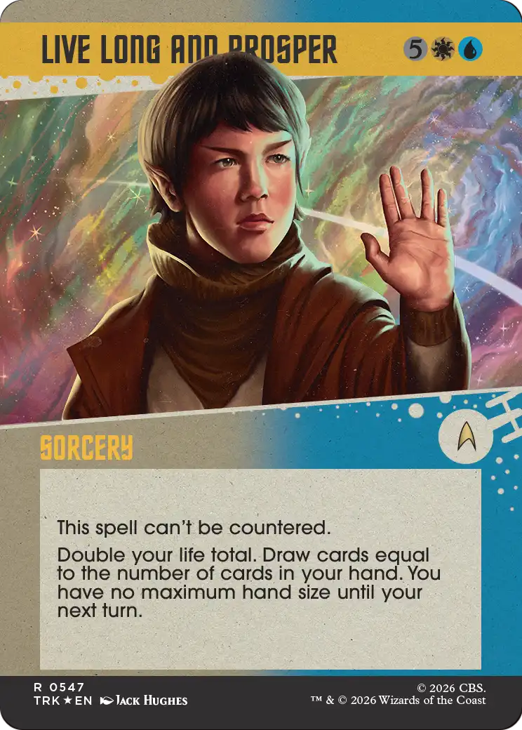 Live Long and Prosper (Showcase) (Surge Foil) [Star Trek] | Magic Magpie