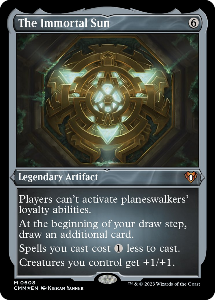 The Immortal Sun (Foil Etched) [Commander Masters] | Magic Magpie