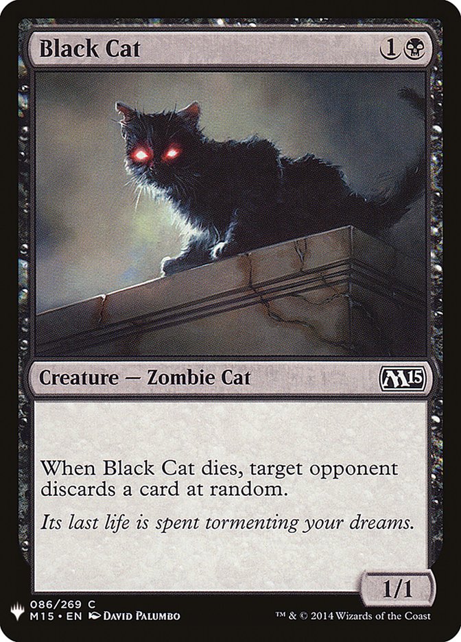 Black Cat [Mystery Booster] | Magic Magpie