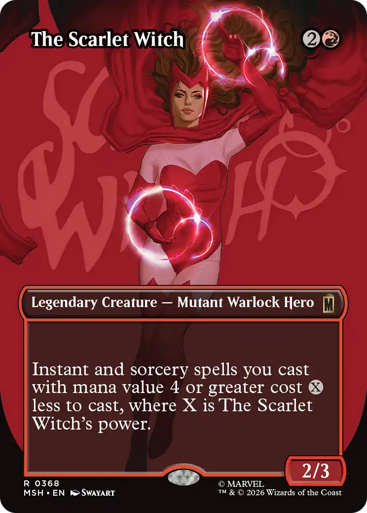 The Scarlet Witch (Borderless) [Marvel Super Heroes] | Magic Magpie