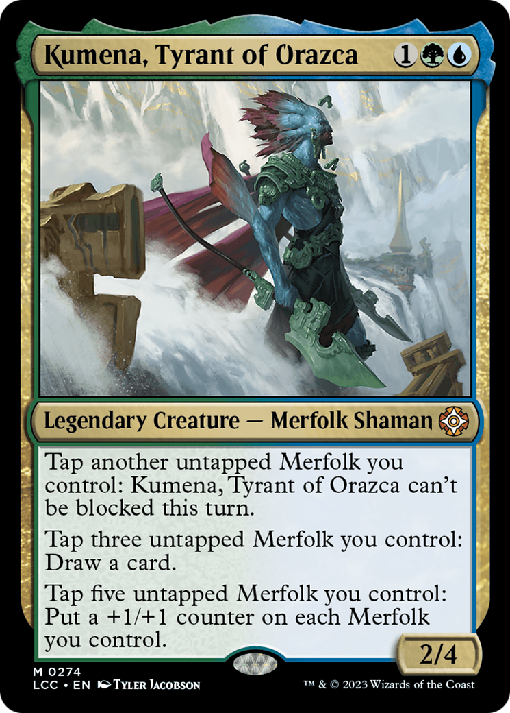 Kumena, Tyrant of Orazca [The Lost Caverns of Ixalan Commander] | Magic Magpie