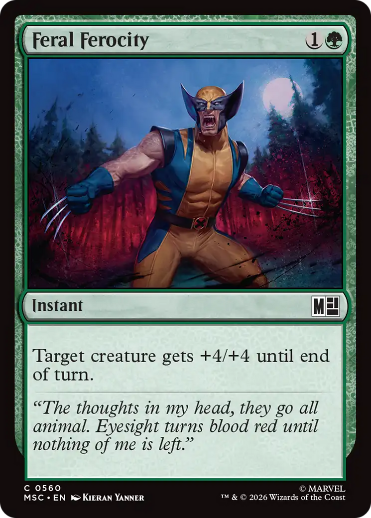 Feral Ferocity [Marvel Super Heroes Commander] | Magic Magpie
