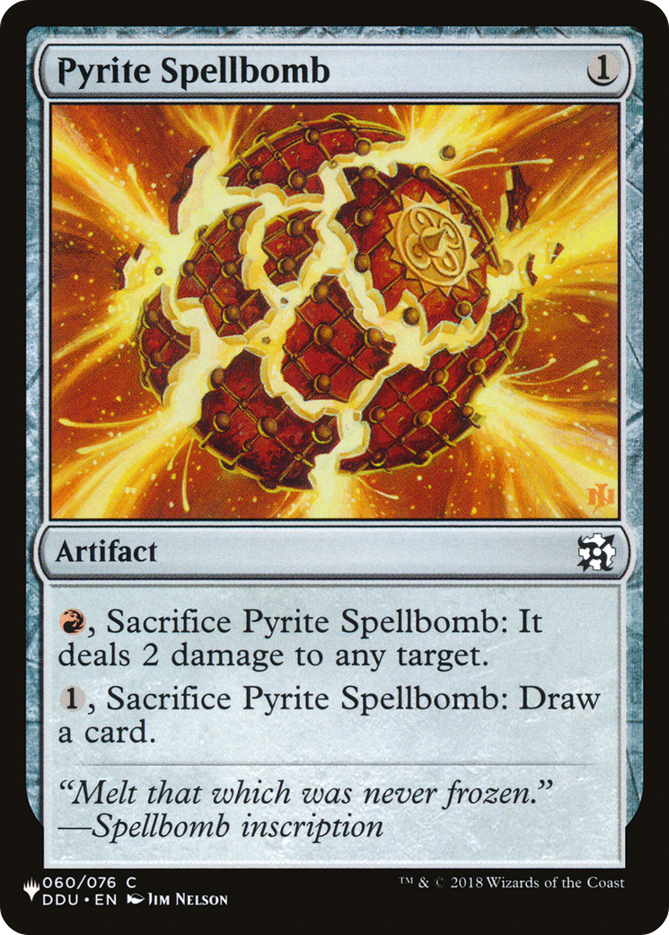 Pyrite Spellbomb [The List Reprints] | Magic Magpie