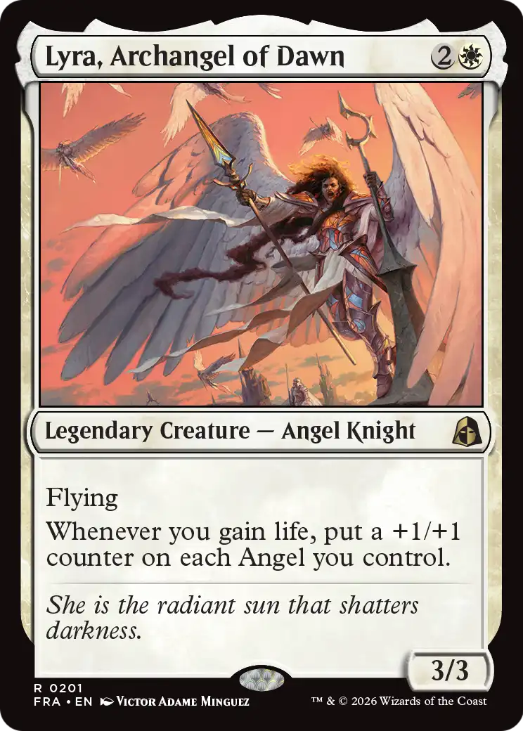Lyra, Archangel of Dawn [Reality Fracture] | Magic Magpie