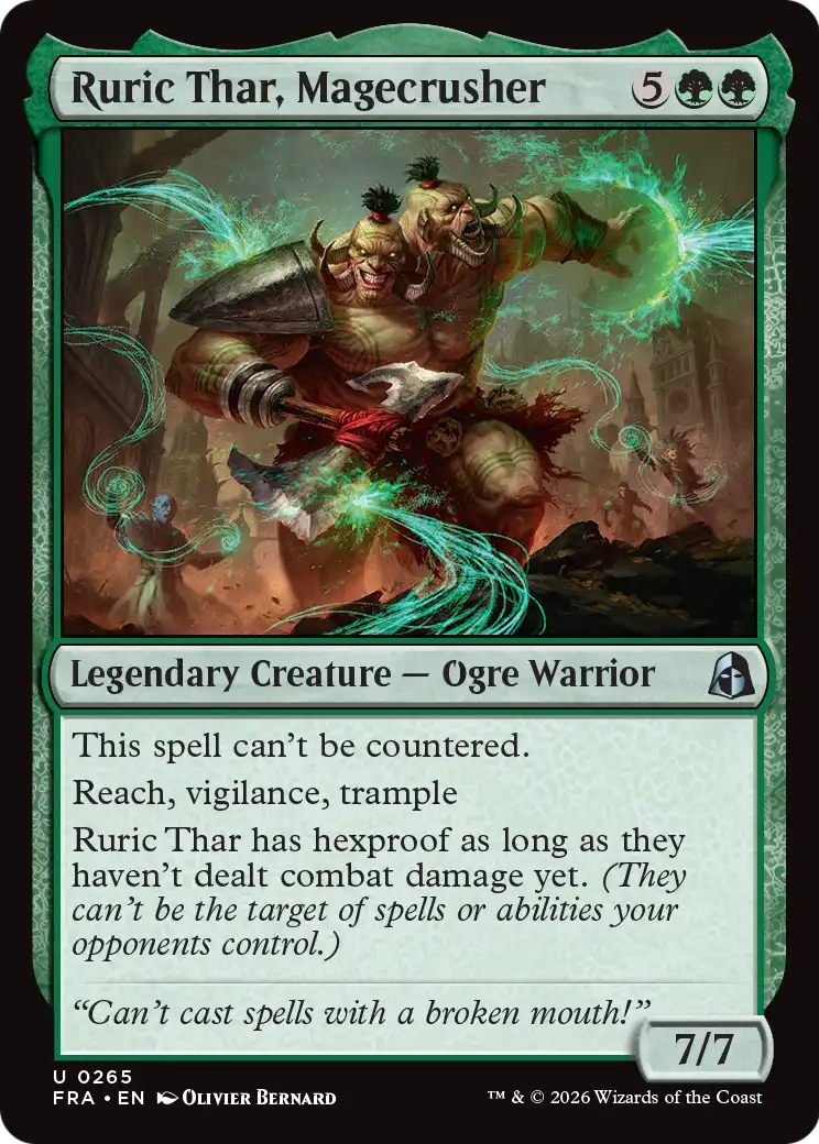 Ruric Thar, Magecrusher [Reality Fracture] | Magic Magpie