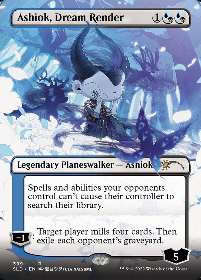 Ashiok, Dream Render (Borderless) [Secret Lair Drop Series] | Magic Magpie