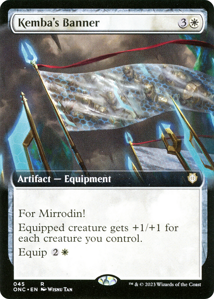 Kemba's Banner (Extended Art) [Phyrexia: All Will Be One Commander] | Magic Magpie