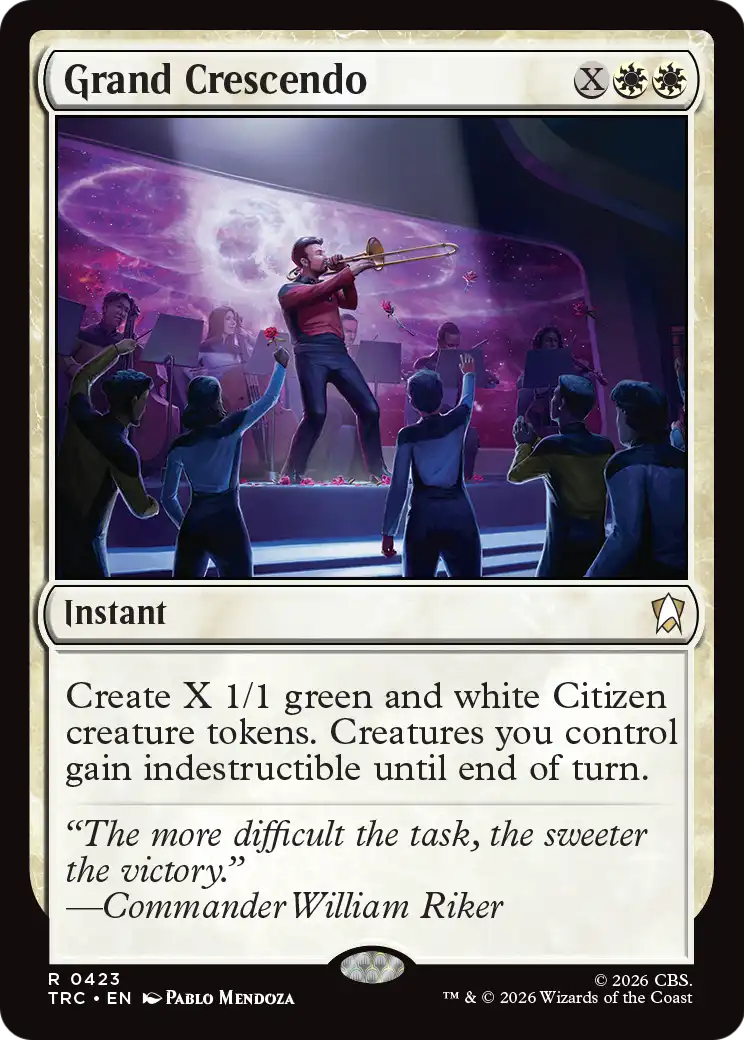 Grand Crescendo (Surge Foil) [Star Trek Commander] | Magic Magpie