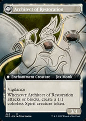 The Restoration of Eiganjo // Architect of Restoration (Extended Art) [Kamigawa: Neon Dynasty] | Magic Magpie