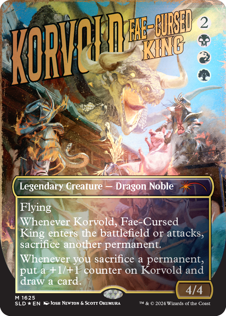 Korvold, Fae-Cursed King (Rainbow Foil) [Secret Lair Drop Series] | Magic Magpie