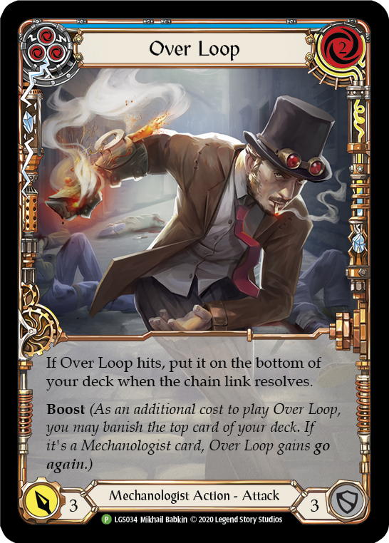 Over Loop (Blue) [LGS034] (Promo)  Rainbow Foil | Magic Magpie