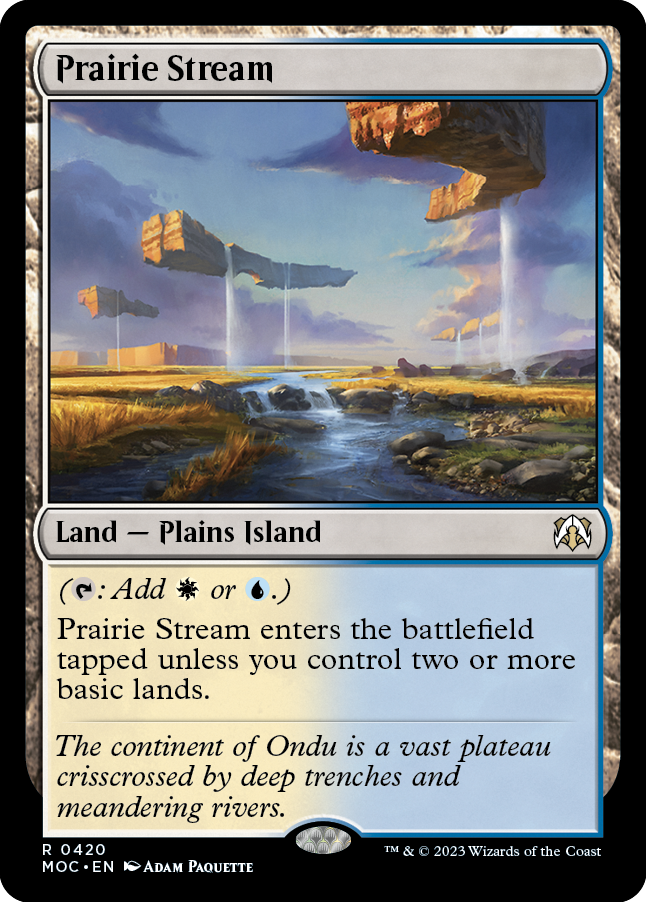 Prairie Stream [March of the Machine Commander] | Magic Magpie