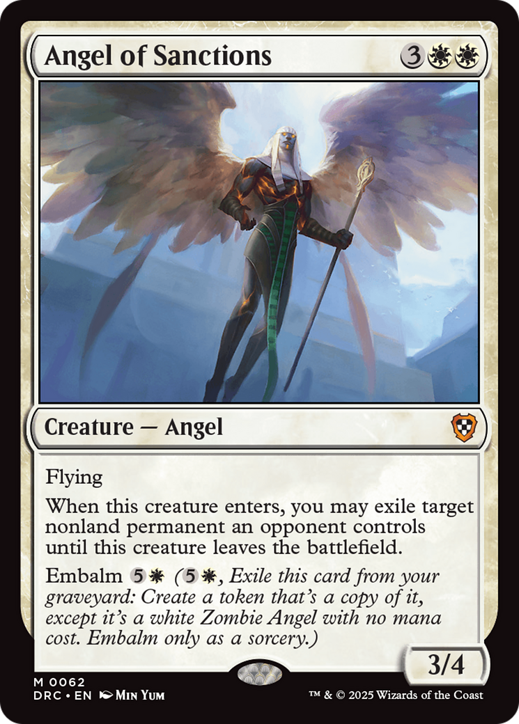 Angel of Sanctions [Aetherdrift Commander] | Magic Magpie