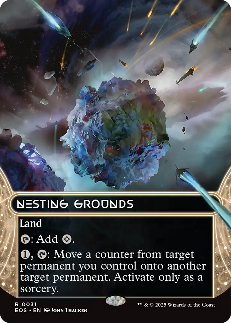 Nesting Grounds (0031) (Borderless) [Edge of Eternities: Stellar Sights] | Magic Magpie