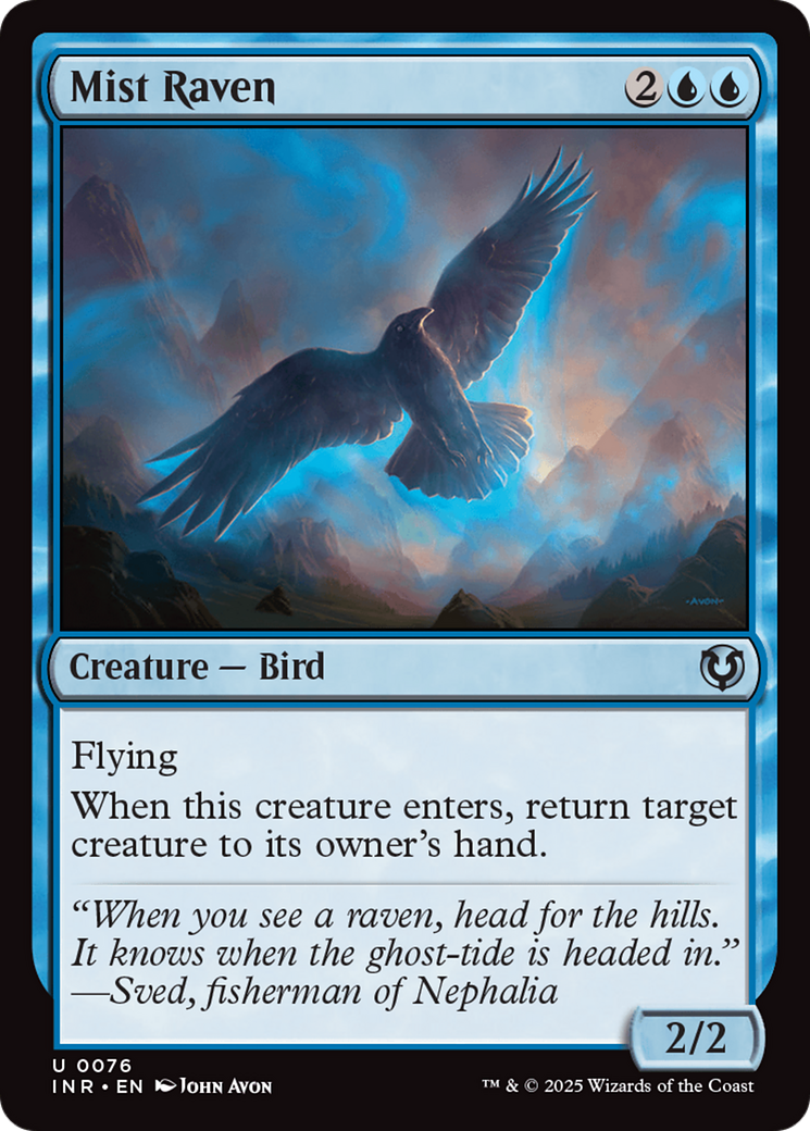 Mist Raven [Innistrad Remastered] | Magic Magpie