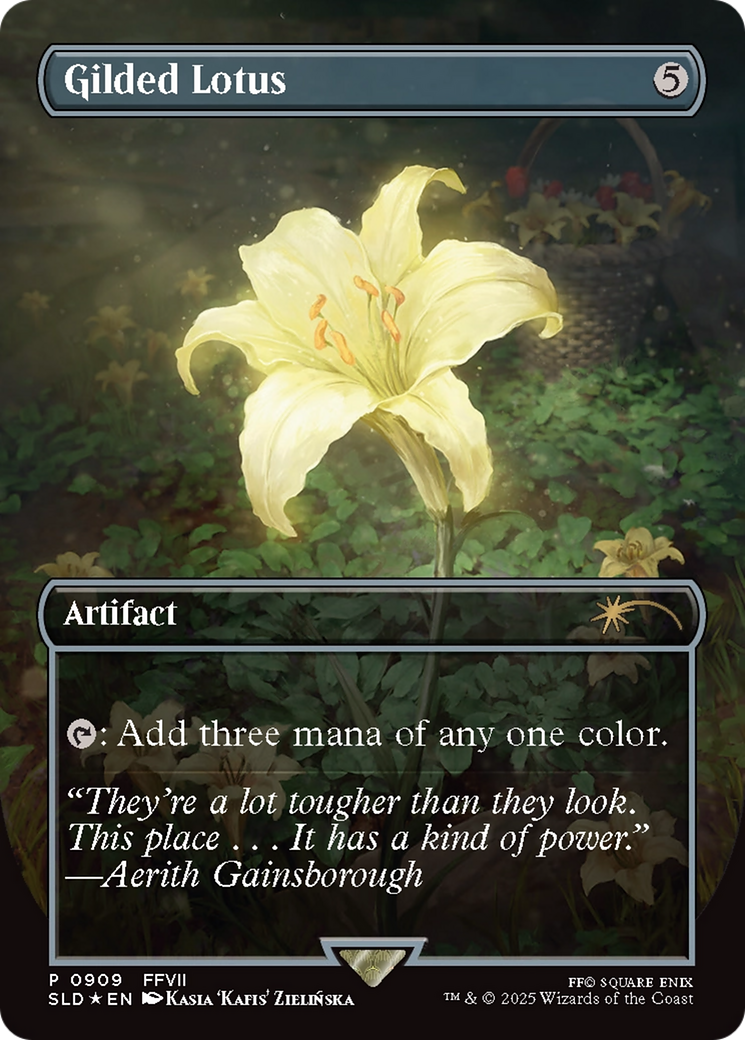 Gilded Lotus (Rainbow Foil) (909) [Secret Lair Drop Series] | Magic Magpie