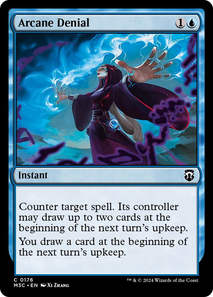 Arcane Denial (Ripple Foil) [Modern Horizons 3 Commander] | Magic Magpie