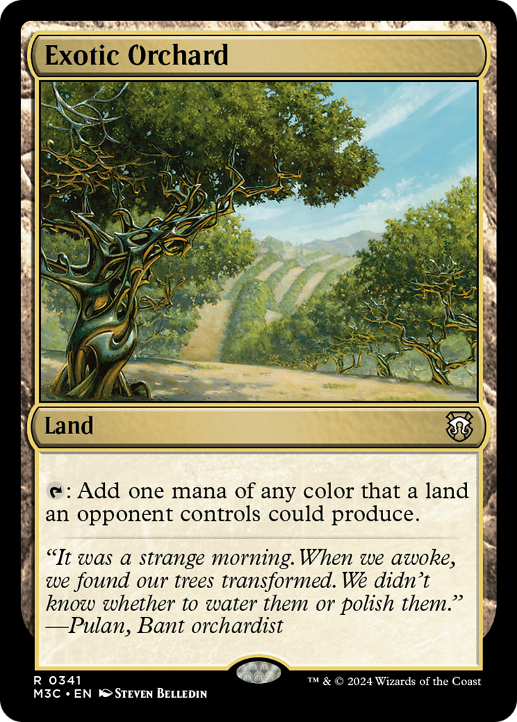 Exotic Orchard (Ripple Foil) [Modern Horizons 3 Commander] | Magic Magpie