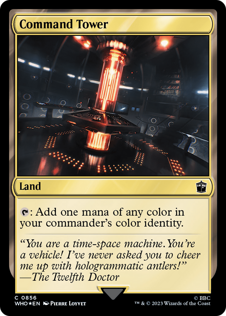 Command Tower (0856) (Surge Foil) [Doctor Who] | Magic Magpie