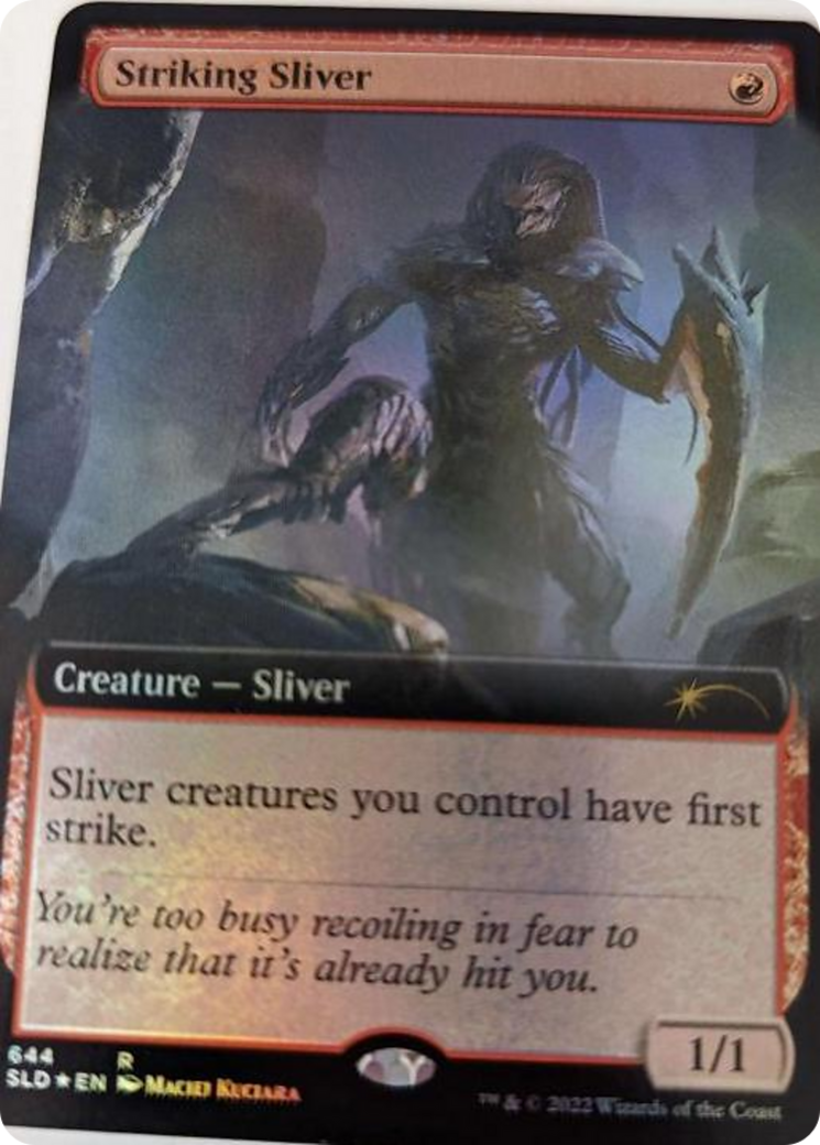 Striking Sliver (Extended Art) [Secret Lair Drop Series] | Magic Magpie