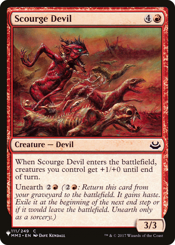 Scourge Devil [The List Reprints] | Magic Magpie