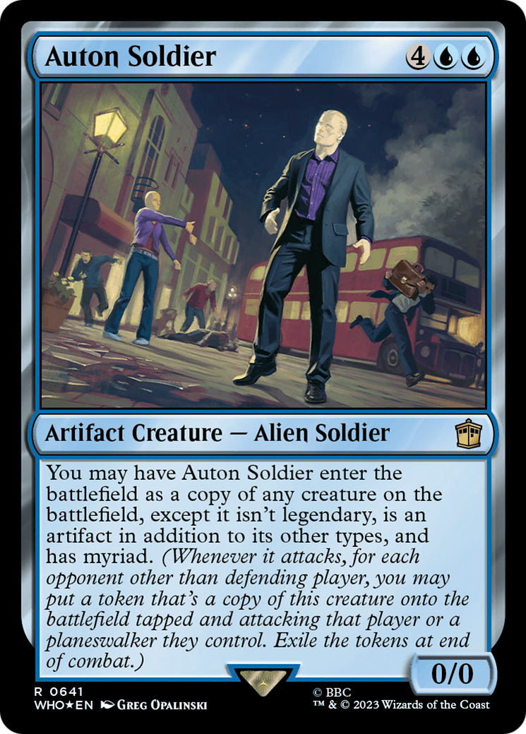 Auton Soldier (Surge Foil) [Doctor Who] | Magic Magpie