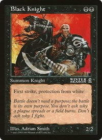 Black Knight (Oversized) [Oversize Cards] | Magic Magpie