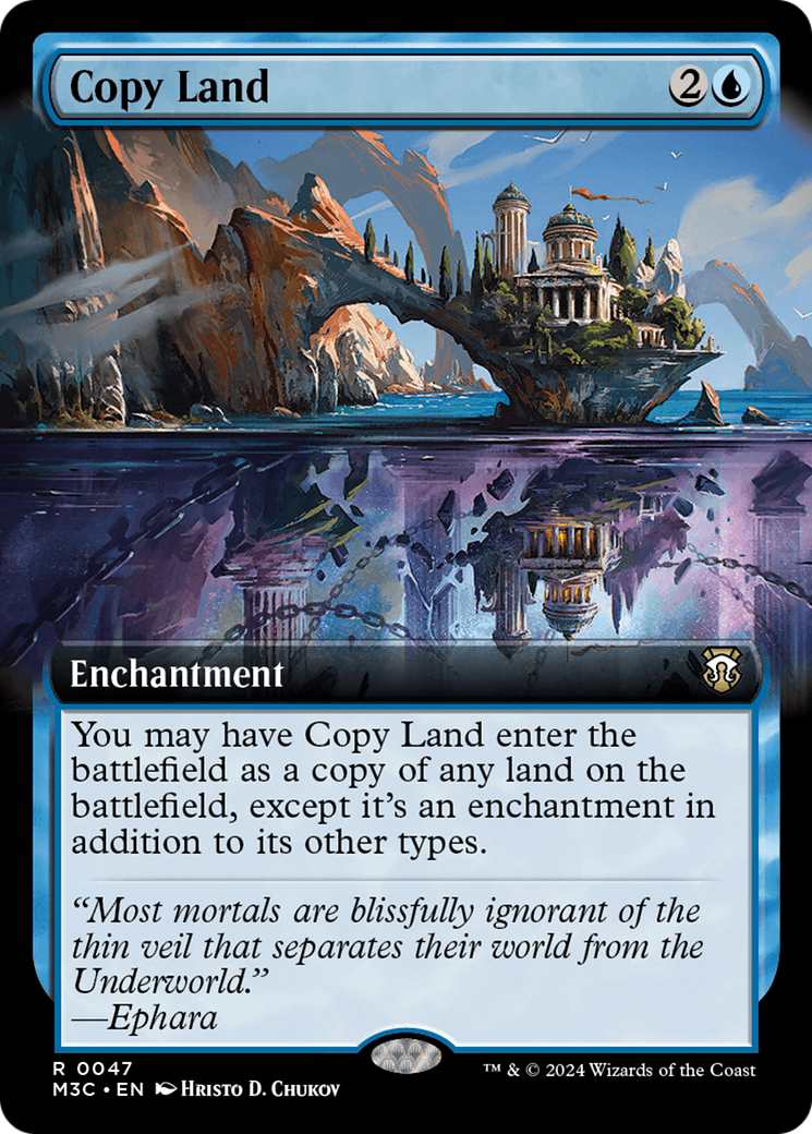 Copy Land (Extended Art) [Modern Horizons 3 Commander] | Magic Magpie