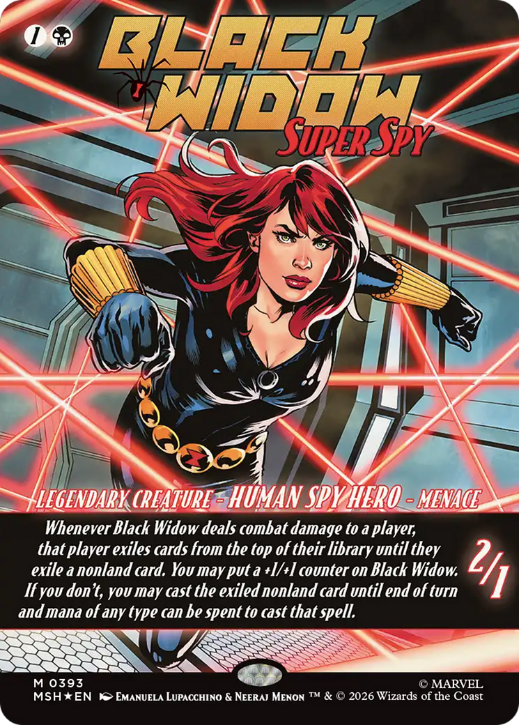 Black Widow, Super Spy (Borderless) (0393) [Marvel Super Heroes] | Magic Magpie