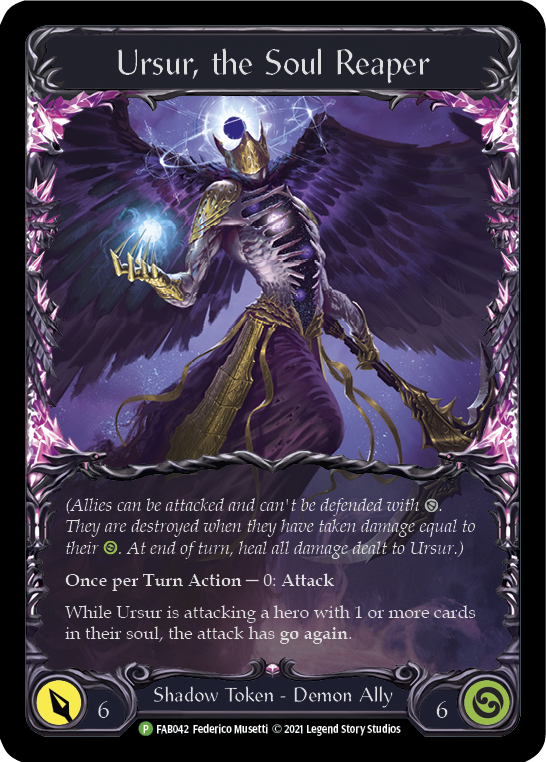Ursur, the Soul Reaper [FAB042] (Promo)  Rainbow Foil | Magic Magpie