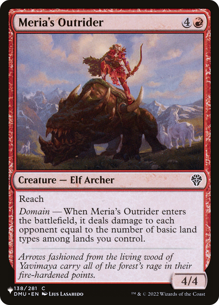 Meria's Outrider [The List] | Magic Magpie