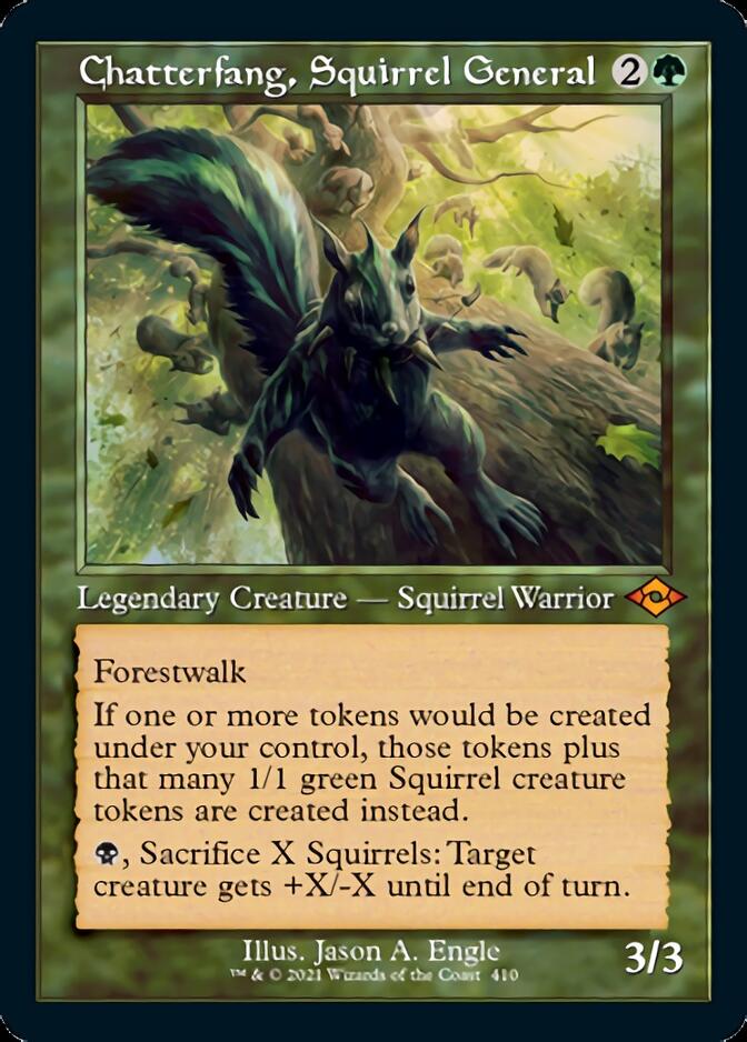 Chatterfang, Squirrel General (Retro Foil Etched) [Modern Horizons 2] | Magic Magpie