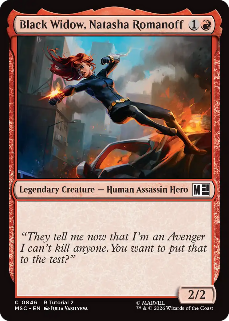 Black Widow, Natasha Romanoff [Marvel Super Heroes Commander] | Magic Magpie