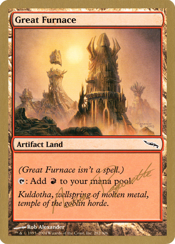 Great Furnace (Aeo Paquette) [World Championship Decks 2004] | Magic Magpie